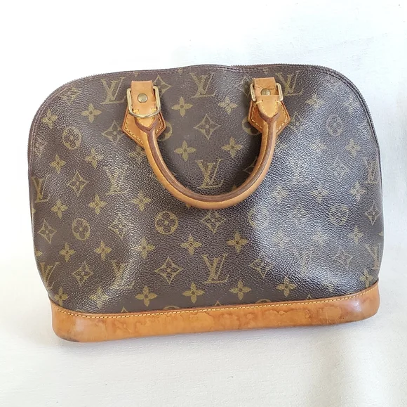 Louis Vuitton Brown and Tan Monogram Bag - Picture 2 of 8